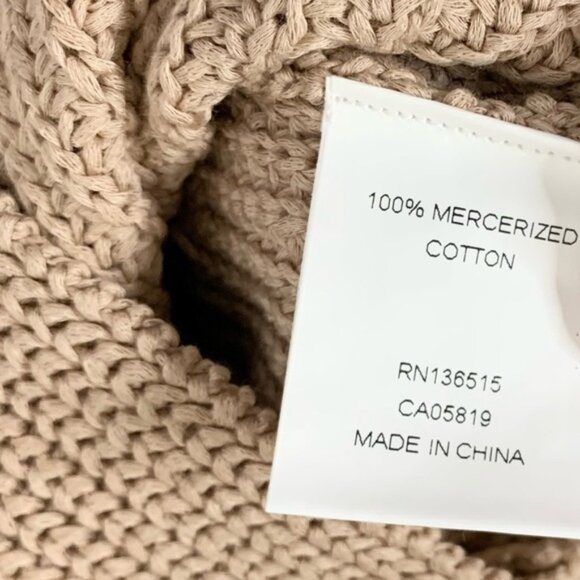 Anthropologie One Grey Day Sleeveless Knit Sweater Tank Top Brown Latte Size XS - Picture 12 of 16